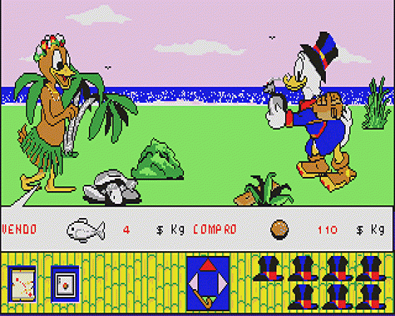 Picsou: Cazador del Teroso Screenshot 8 (Atari ST)