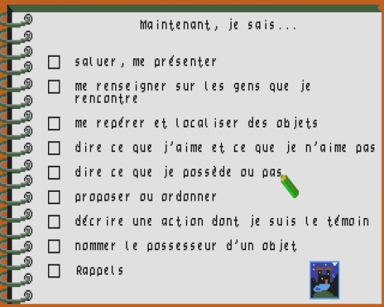 Premiers pas en Anglais Screenshot 6 (Atari ST)