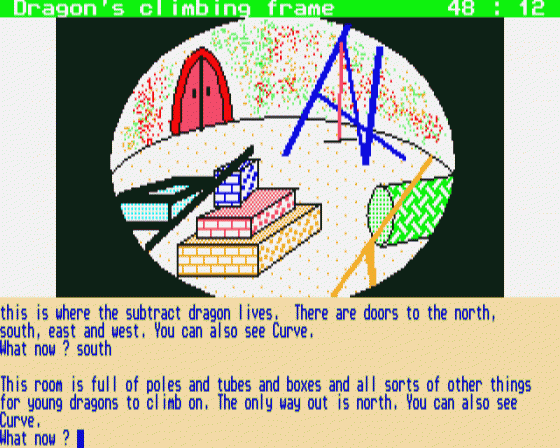 Maths Dragons Screenshot 5 (Atari ST)