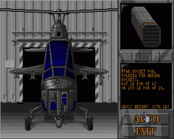 Thunderhawk AH-73M Screenshot 12 (Atari ST)