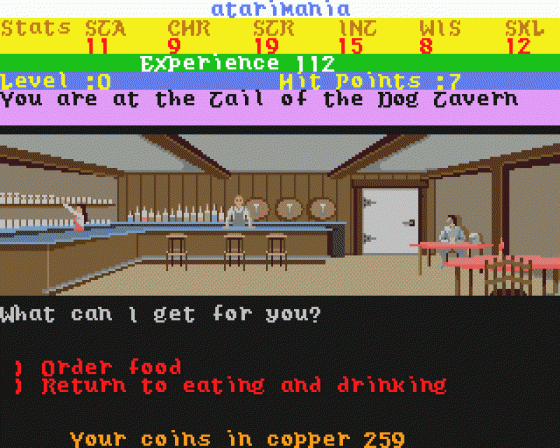 Alternate Reality - The City 2.0 Screenshot 10 (Atari ST)