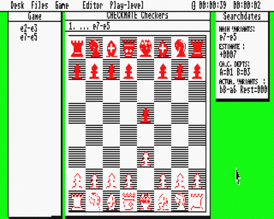 Checkmate Screenshot 1 (Atari ST)