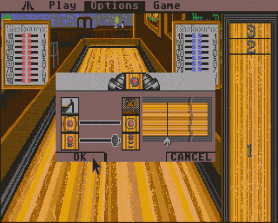 Pool/Shuffleboard Screenshot 1 (Atari ST)