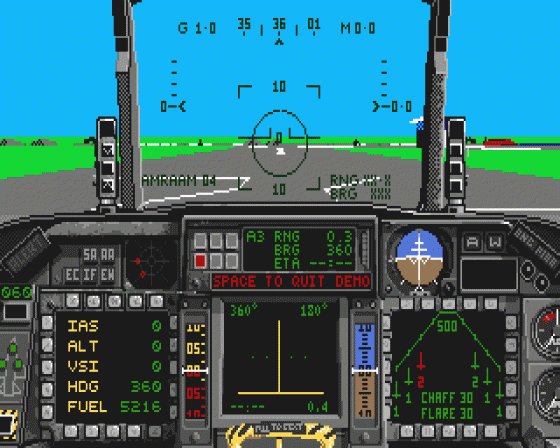 F-16 Combat Pilot Screenshot 8 (Atari ST)