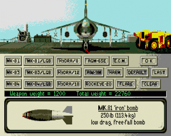 AV8B Harrier Assault Screenshot 5 (Atari ST)