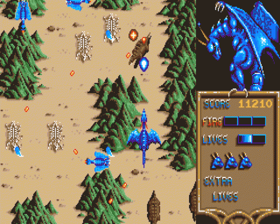 Dragon Spirit Screenshot 5 (Atari ST)