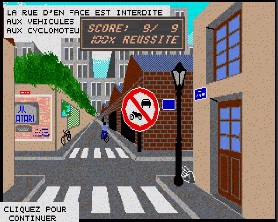 Collection Codoroute: Les Panneaux Screenshot 7 (Atari ST)