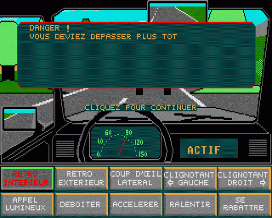 Collection Codoroute: Tableau de Bord Screenshot 8 (Atari ST)