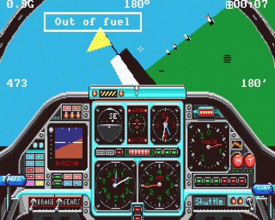 Chuck Yeager's Advanced Flight Trainer 2.0 Screenshot 10 (Atari ST)