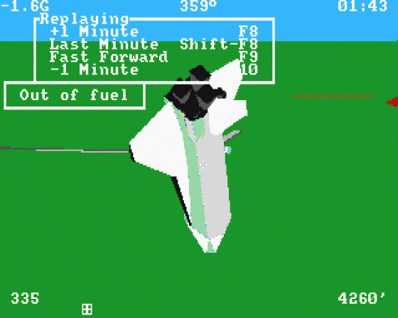 Chuck Yeager's Advanced Flight Trainer 2.0 Screenshot 20 (Atari ST)