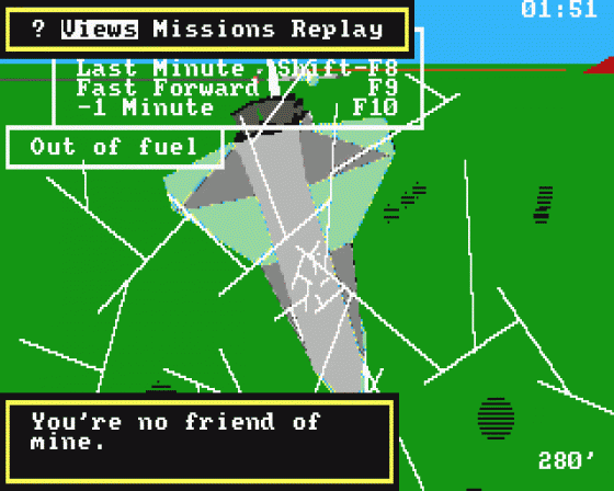 Chuck Yeager's Advanced Flight Trainer 2.0 Screenshot 21 (Atari ST)