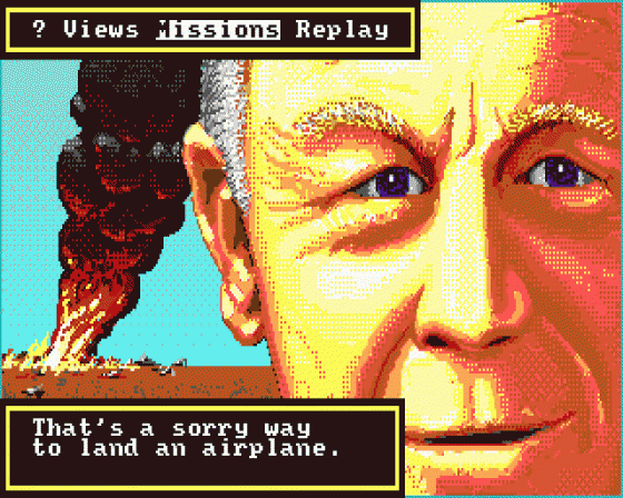 Chuck Yeager's Advanced Flight Trainer 2.0 Screenshot 24 (Atari ST)