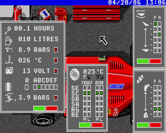 Ferrari Formula One Screenshot 11 (Atari ST)