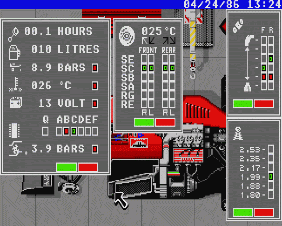 Ferrari Formula One Screenshot 13 (Atari ST)