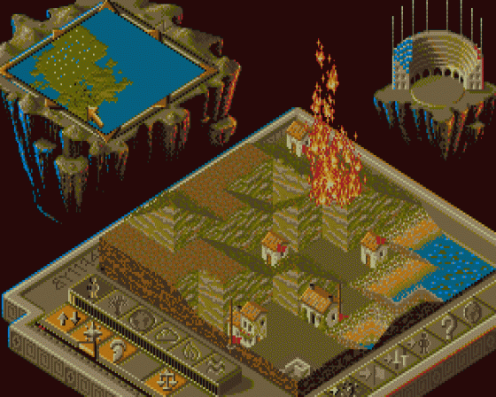 Populous II: Trials of the Olympian Gods Screenshot 12 (Atari ST)