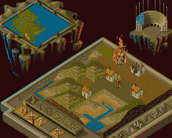 Populous II: Trials of the Olympian Gods Screenshot 13 (Atari ST)