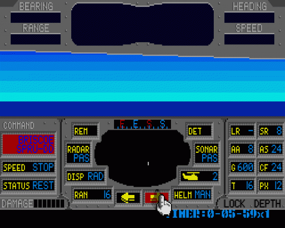 Strike Fleet Screenshot 6 (Atari ST)