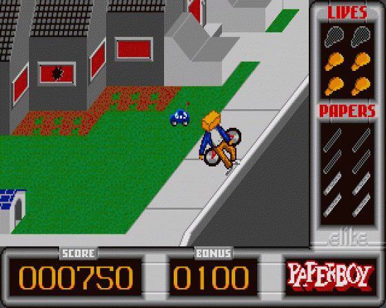 Paperboy Screenshot 8 (Atari ST)