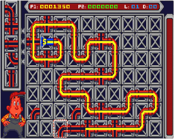 Pipe Mania Screenshot 5 (Atari ST)