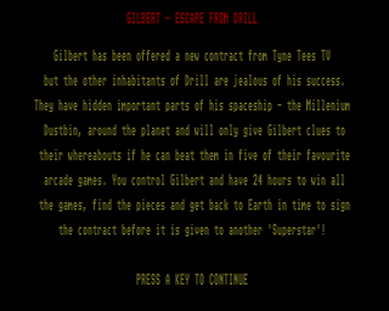 Gilbert: Escape from Drill [preview]