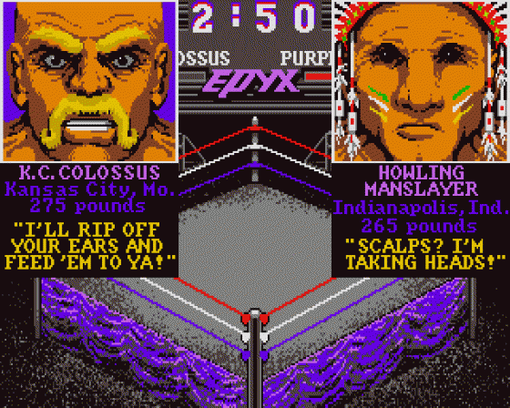 Championship Wrestling Screenshot 6 (Atari ST)