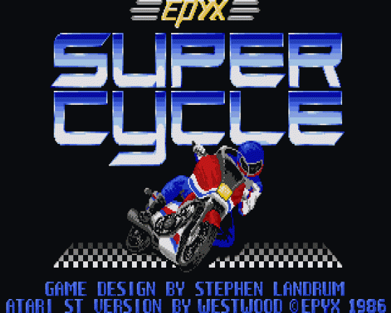 Super Cycle Screenshot 13 (Atari ST)