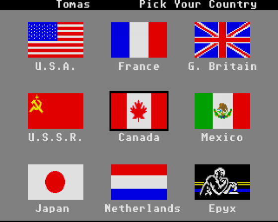 World Games Screenshot 8 (Atari ST)