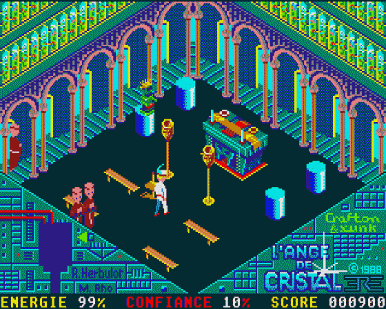 Ange de Cristal (L') Screenshot 6 (Atari ST)