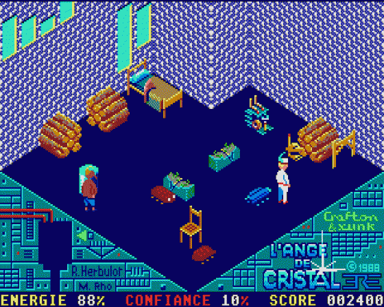 Ange de Cristal (L') Screenshot 10 (Atari ST)