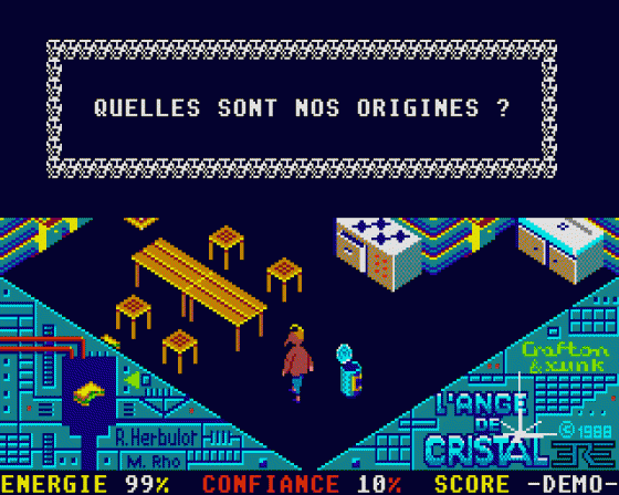 Ange de Cristal (L') Screenshot 13 (Atari ST)