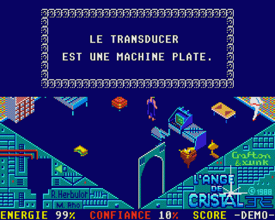 Ange de Cristal (L') Screenshot 20 (Atari ST)