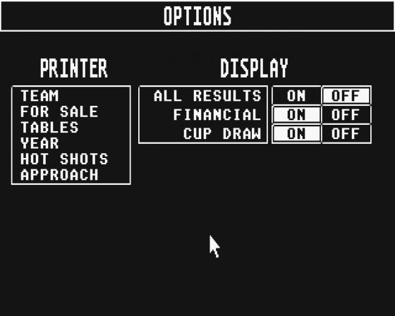 Football Crazy 1.14 Screenshot 5 (Atari ST)