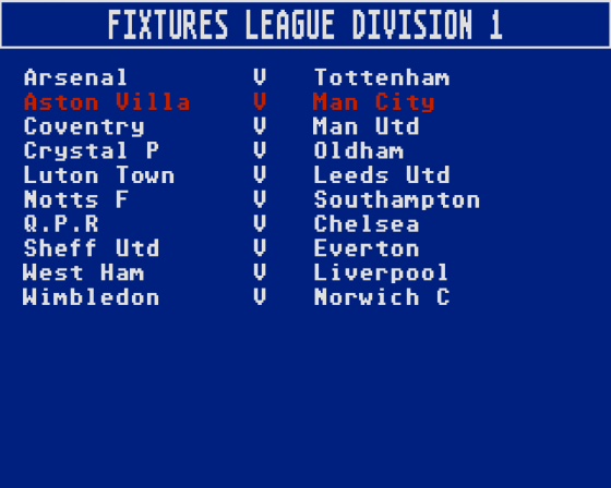 Football Masters 2.11 Screenshot 6 (Atari ST)