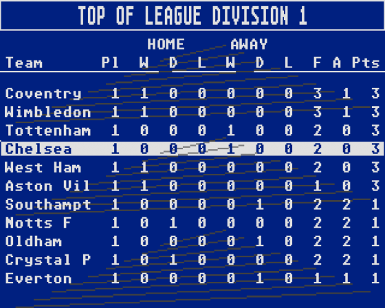 Football Masters 2.11 Screenshot 13 (Atari ST)