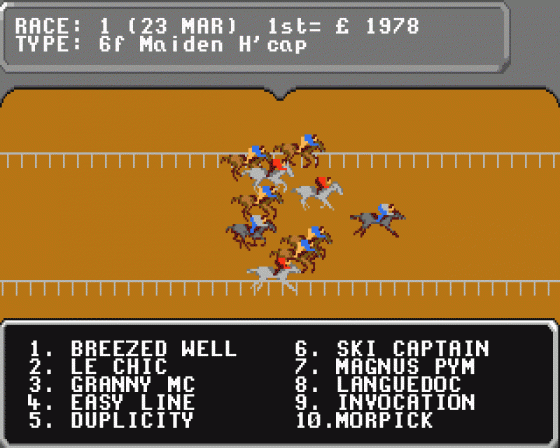 Stable Masters II 3.1 Screenshot 6 (Atari ST)