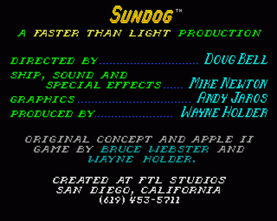 Sundog: Frozen Legacy Screenshot 21 (Atari ST)