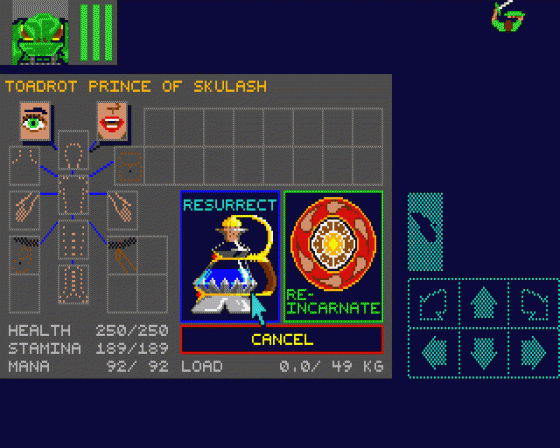 Dungeon Master Expansion Set 1: Chaos Strikes Back 2.1 Screenshot 6 (Atari ST)