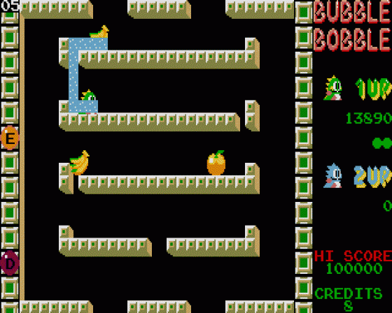 Bubble Bobble Screenshot 5 (Atari ST)
