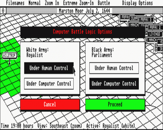 UMS: The Universal Military Simulator 1.1 Screenshot 6 (Atari ST)