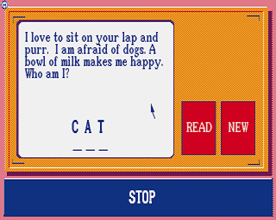 First Letters and Words 1.0 Screenshot 14 (Atari ST)