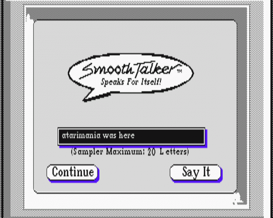 Smoothtalker [preview] Screenshot 14 (Atari ST)