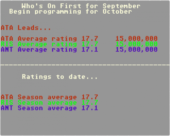 Prime Time Screenshot 5 (Atari ST)