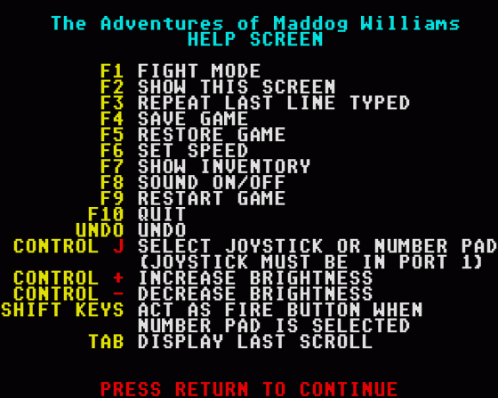 The Adventures of Maddog Williams in the Dungeons of Duridian Screenshot 14 (Atari ST)