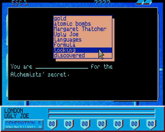 Secret England Screenshot 5 (Atari ST)