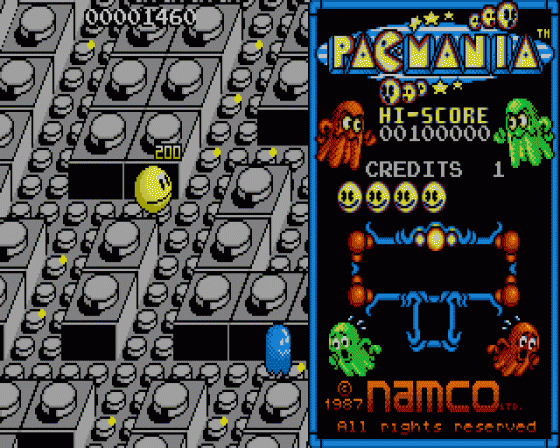 Pac-Mania Screenshot 5 (Atari ST)