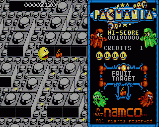 Pac-Mania Screenshot 6 (Atari ST)