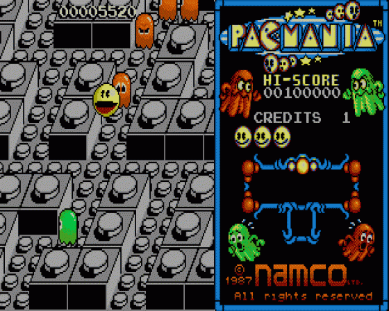 Pac-Mania Screenshot 8 (Atari ST)