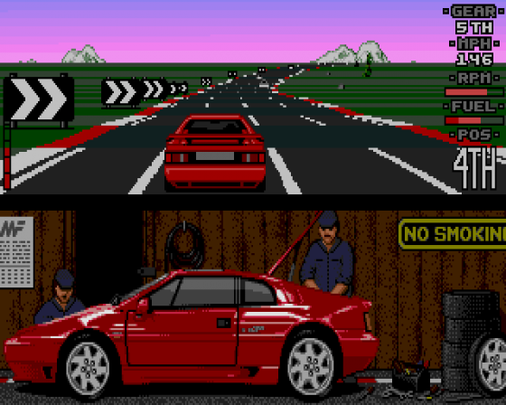 Lotus Esprit Turbo Challenge Screenshot 10 (Atari ST)