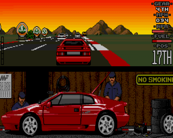 Lotus Esprit Turbo Challenge Screenshot 11 (Atari ST)