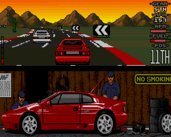 Lotus Esprit Turbo Challenge Screenshot 12 (Atari ST)